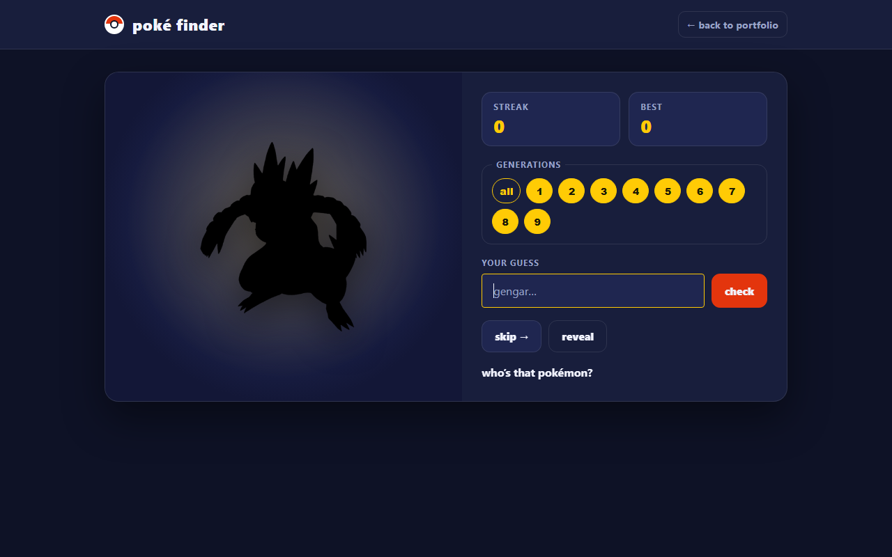 Poké Finder preview